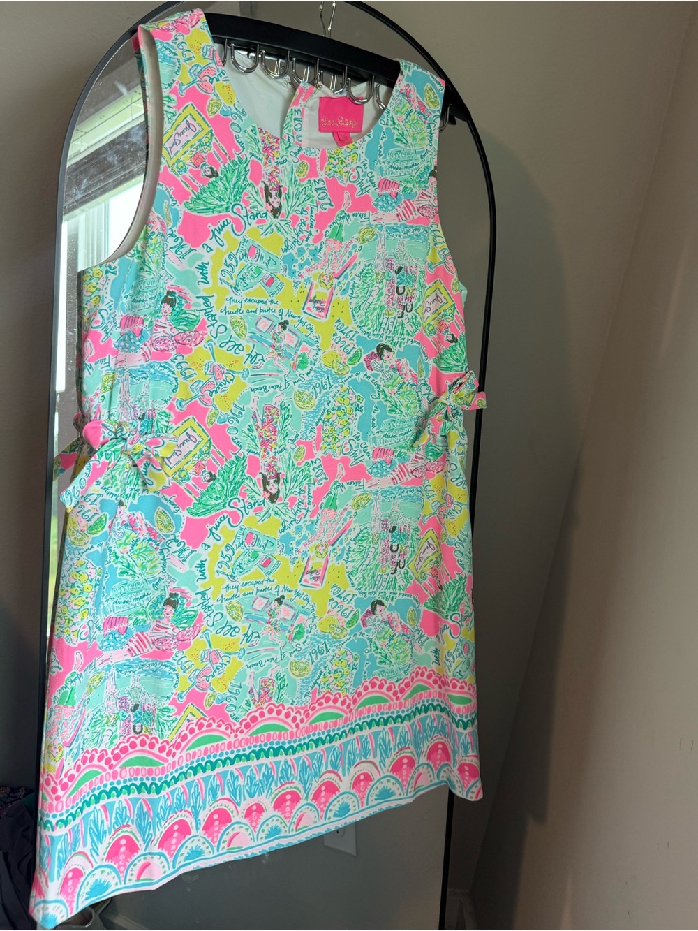 NWOT Lilly Pulitzer Marli Stretch Shift Dress Pop Up In The Beginning Size 14